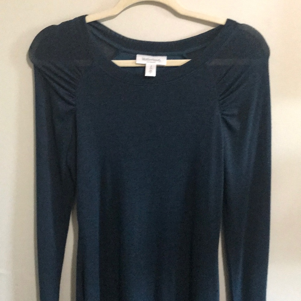 Maternity Sweater Dress in Dark Teal